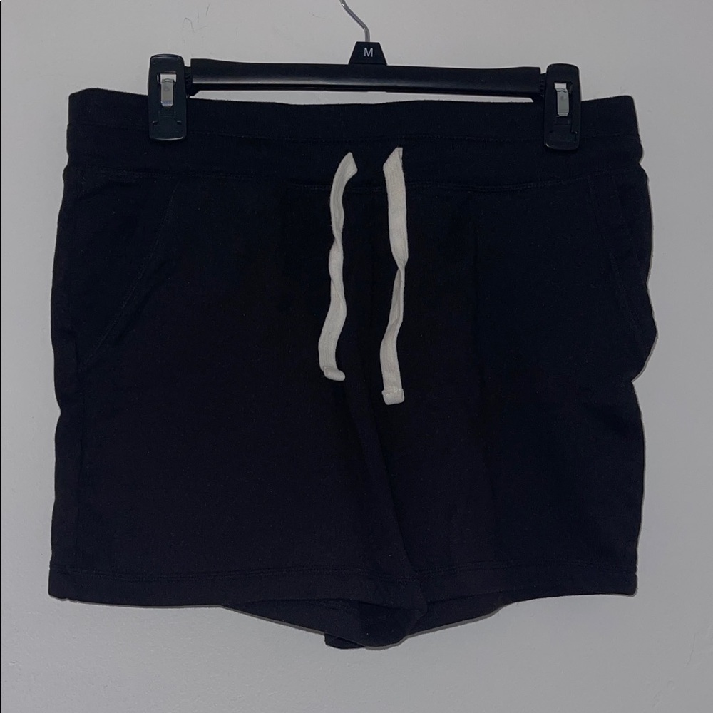 Black Drawstring Shorts